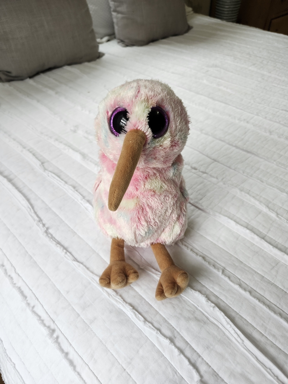 Ty Beanie Boo 8" Kiwi The Bird Plush Stuffed Toy